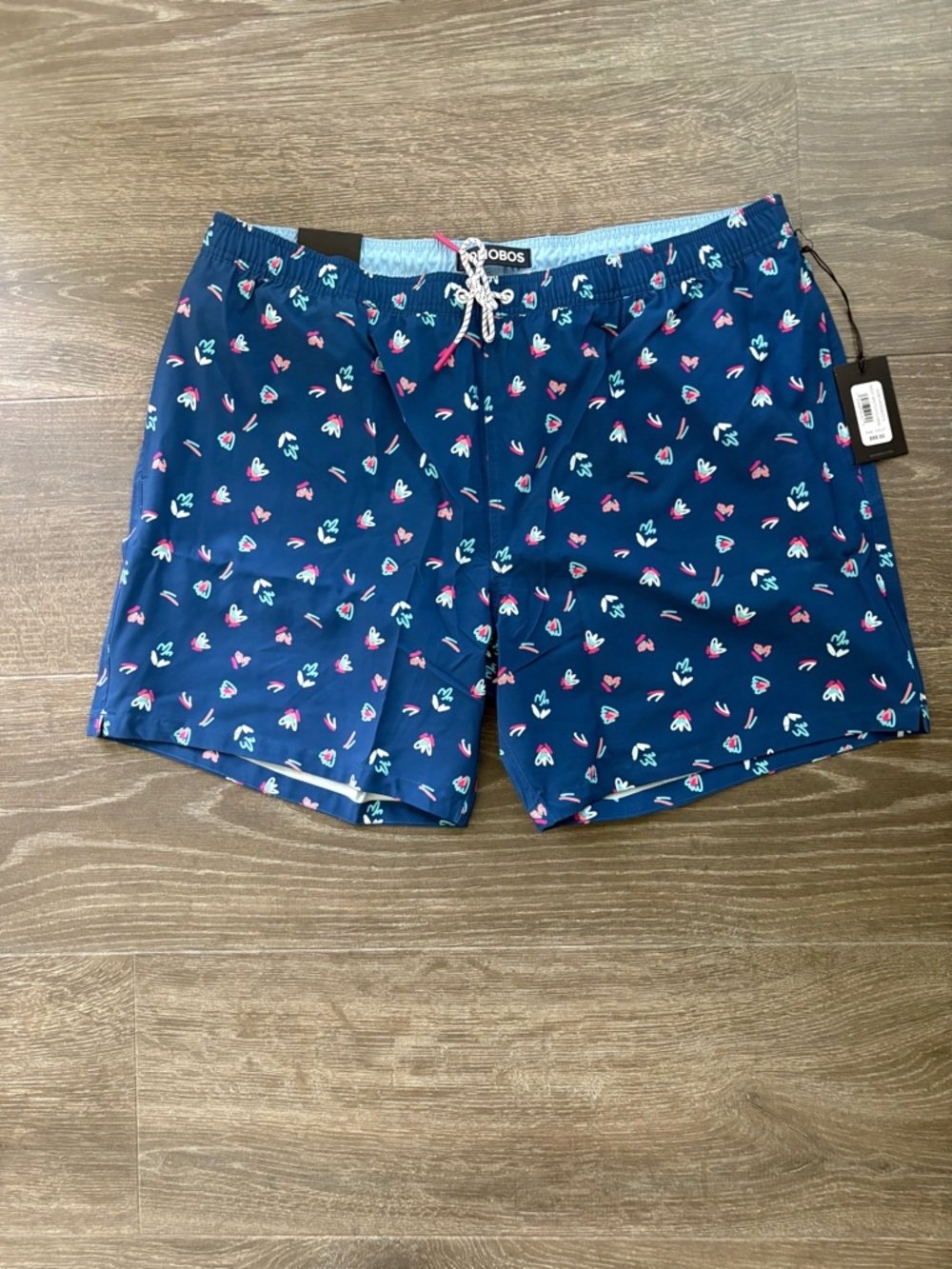 Bonobos Navy Sketch Floral Swim Trunks - Size XXL NEW!